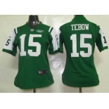 nike women nfl jerseys new york jets #15 tebow green[nike]