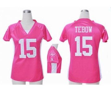 nike women nfl jerseys new york jets #15 tebow pink[draft him ii top]