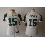 nike women nfl jerseys new york jets #15 tebow white[helmet tri-blend limited]