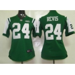 nike women nfl jerseys new york jets #24 revis green[nike]