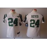 nike women nfl jerseys new york jets #24 revis white[nike limited]