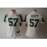 nike women nfl jerseys new york jets #57 scott white[nike limited]