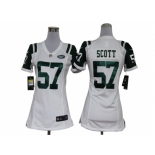 nike women nfl jerseys new york jets #57 scott white[nike]