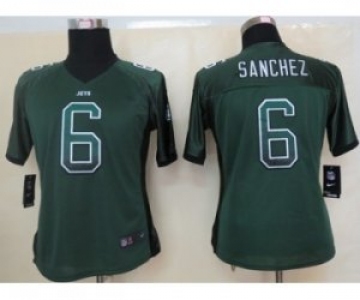 nike women nfl jerseys new york jets #6 mark sanchez green[Elite drift fashion]