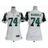 nike women nfl jerseys new york jets #74 mangold white[nike]