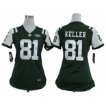 nike women nfl jerseys new york jets #81 keller green[nike]