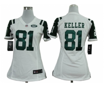 nike women nfl jerseys new york jets #81 keller white[nike]