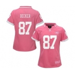 nike women nfl jerseys new york jets #87 decker pink[nike 2015][decker]