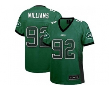 nike women nfl jerseys new york jets #92 leonard williams green[Elite drift fashion]