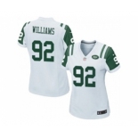 nike women nfl jerseys new york jets #92 leonard williams white[nike]