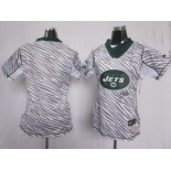 nike women nfl jerseys new york jets blank [fem fan zebra]