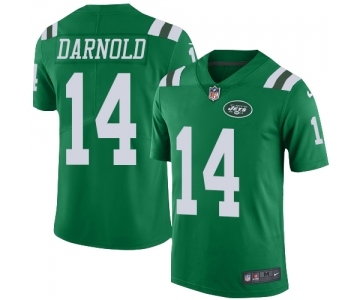 Youth New York Jets #14 Sam Darnold Limited Green Rush Vapor Untouchable Football Jersey