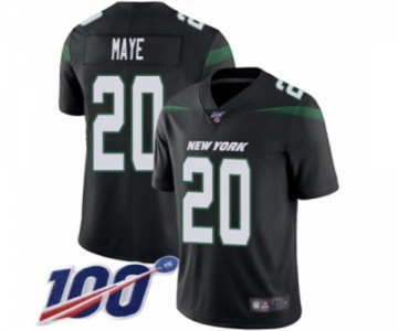 Youth New York Jets #20 Marcus Maye Black Alternate Vapor Untouchable Limited Player 100th Season Football Jersey