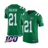 Youth New York Jets #21 LaDainian Tomlinson Limited Green Rush Vapor Untouchable 100th Season Football Jersey