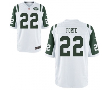 Youth New York Jets #22 Matt Forte White Jersey