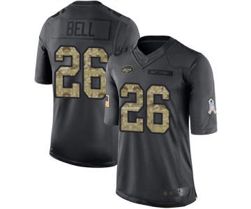 Youth New York Jets #26 Le'Veon Bell Limited Black 2016 Salute to Service Football Jersey