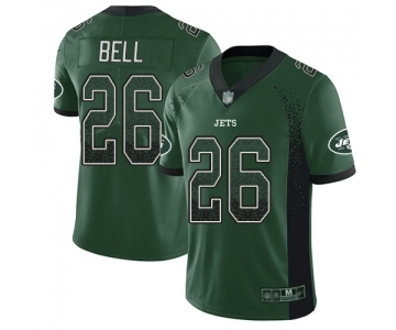 Youth New York Jets #26 Le'Veon Bell Limited Green Rush Drift Fashion Football Jersey