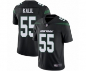 Youth New York Jets #55 Ryan Kalil Black Alternate Vapor Untouchable Limited Player Football Jersey