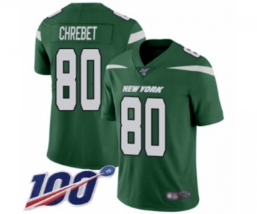 Youth New York Jets #80 Wayne Chrebet Green Team Color Vapor Untouchable Limited Player 100th Season Football Jersey