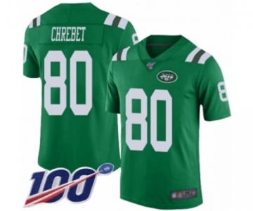 Youth New York Jets #80 Wayne Chrebet Limited Green Rush Vapor Untouchable 100th Season Football Jersey