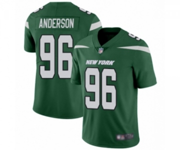 Youth New York Jets #96 Henry Anderson Green Team Color Vapor Untouchable Limited Player Football Jersey