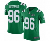 Youth New York Jets #96 Henry Anderson Limited Green Rush Vapor Untouchable Football Jersey