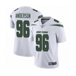 Youth New York Jets #96 Henry Anderson White Vapor Untouchable Limited Player Football Jersey