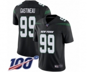 Youth New York Jets #99 Mark Gastineau Black Alternate Vapor Untouchable Limited Player 100th Season Football Jersey