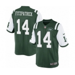 Youth Nike New York Jets #14 Ryan Fitzpatrick Green Team Color NFL Jersey