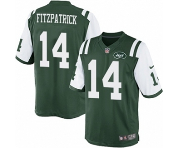 Youth Nike New York Jets #14 Ryan Fitzpatrick Green Team Color NFL Jersey