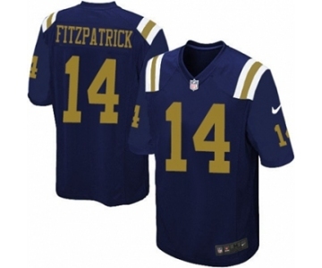 Youth Nike New York Jets #14 Ryan Fitzpatrick Navy Blue Alternate NFL Jersey