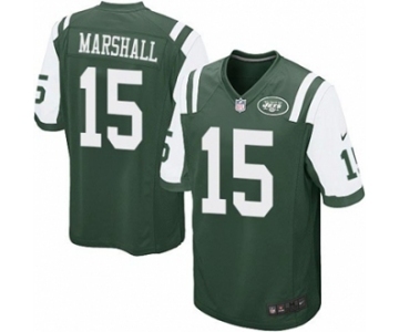 Youth Nike New York Jets #15 Brandon Marshall Green Team Color NFL Jersey