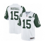 Youth Nike New York Jets #15 Brandon Marshall White NFL Jersey