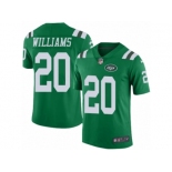 Youth Nike New York Jets #20 Marcus Williams Limited Green Rush NFL Jersey