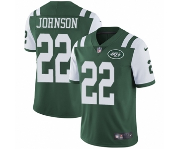 Youth Nike New York Jets #22 Trumaine Johnson Green Team Color Vapor Untouchable Elite Player NFL Jersey