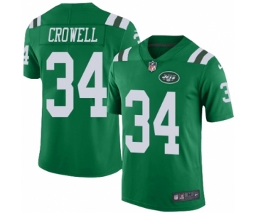 Youth Nike New York Jets #34 Isaiah Crowell Limited Green Rush Vapor Untouchable NFL Jersey