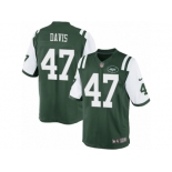 Youth Nike New York Jets #47 Kellen Davis Limited Green Team Color NFL Jersey