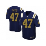 Youth Nike New York Jets #47 Kellen Davis Limited Navy Blue Alternate NFL Jersey