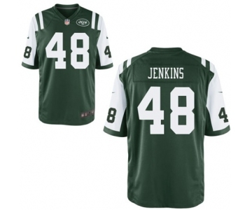 Youth Nike New York Jets #48 Jordan Jenkins Green Team Color NFL Jersey