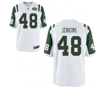 Youth Nike New York Jets #48 Jordan Jenkins White NFL Jersey