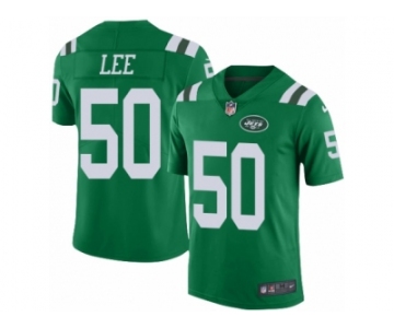 Youth Nike New York Jets #50 Darron Lee Limited Green Rush NFL Jersey