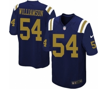 Youth Nike New York Jets #54 Avery Williamson Elite Navy Blue Alternate NFL Jersey