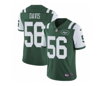 Youth Nike New York Jets #56 DeMario Davis Green Team Color Vapor Untouchable Limited Player NFL Jersey