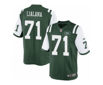 Youth Nike New York Jets #71 Ben Ijalana Limited Green Team Color NFL Jersey