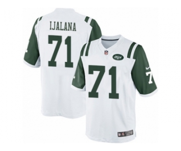 Youth Nike New York Jets #71 Ben Ijalana Limited White NFL Jersey