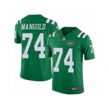 Youth Nike New York Jets #74 Nick Mangold Limited Green Rush NFL Jersey