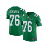 Youth Nike New York Jets #76 Wesley Johnson Limited Green Rush Vapor Untouchable NFL Jersey