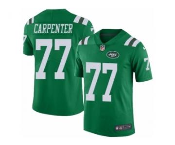 Youth Nike New York Jets #77 James Carpenter Limited Green Rush NFL Jersey