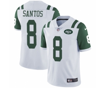 Youth Nike New York Jets #8 Cairo Santos White Vapor Untouchable Elite Player NFL Jersey