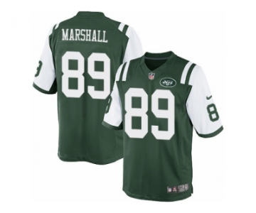 Youth Nike New York Jets #89 Jalin Marshall Limited Green Team Color NFL Jersey